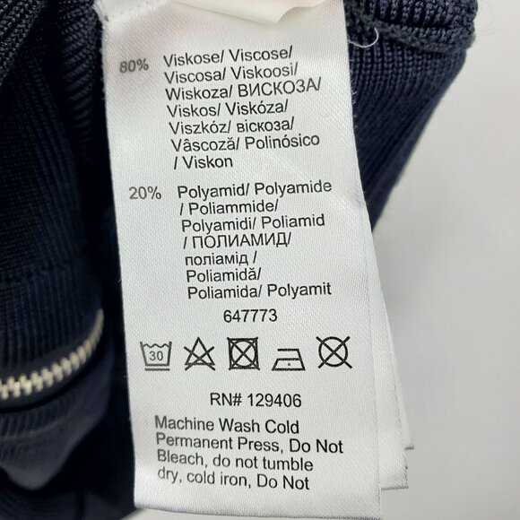 Venus Zip Up Bodycon‎ Long Sleeve Dark Fairy Grunge Goth Women's Dress Small - Picture 11 of 12